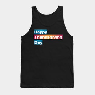 Thanksgiving day Tank Top